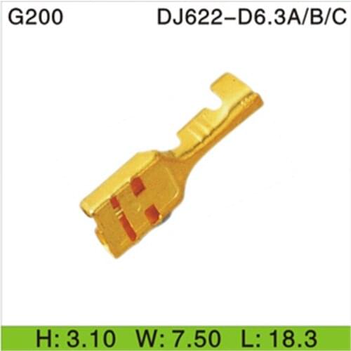 Free shipping 1000pcs Car Electronics & Motorcycle Accessories & Parts G200 Female terminal connector