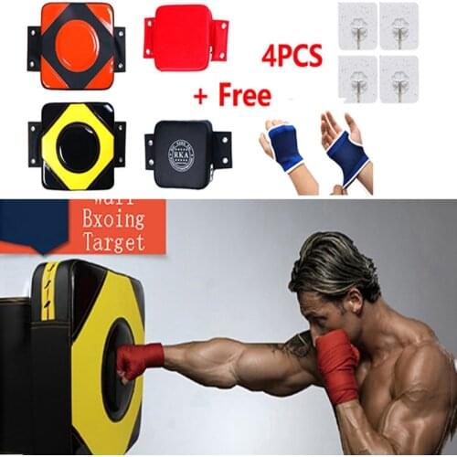 Faux Leather Wall Punching Pad Boxing Punch Target Training Sandbag Sports Dummy Punching Bag Fighter Martial Arts Fitness