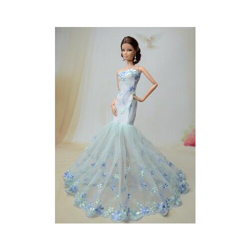 Case for barbie wedding dress white doll dresses clothes toys barbie dress dolls barbie princess doll clothes accessorie skirt