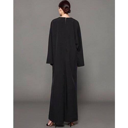 Ethnic Islamic Clothing Turkey Muslim Hijab Dress Women Abaya Lace-up Splice Ramadan Kaftan Dresses Kimono Dubai Jubah Long Robe