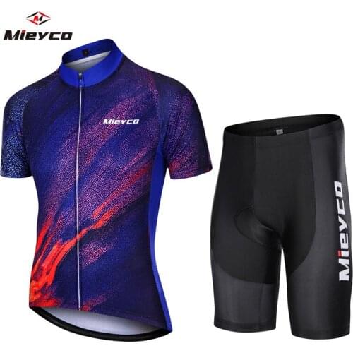Mieyco Pro Summer Cycling jersey Ropa Ciclismo hombre 5D Gel Pad Mountain Bike MTB Set Breathable Quick dry outdoor sportswears