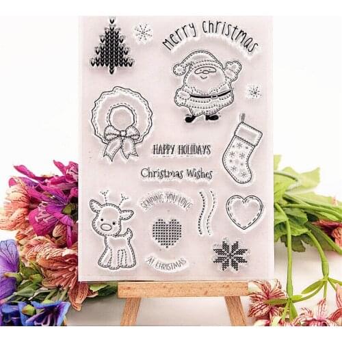 Hot selling Shiny Easter set clear stamp / silicone seal roller stamp DIY scrapbook album / card production
