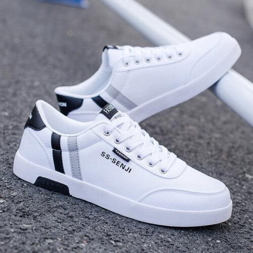 2021 Men Casual Shoes Summer New Fashion Flat Breathable Sneakers Light Shoes Male Tennis Sneaker White Business Travel Footwear