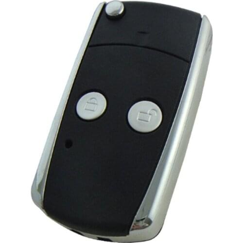DAKATU 2 Button Modified Folding Flip Remote Car Key Shell for Toyota Camry Corolla Yaris Hilux Shining Metal Frame
