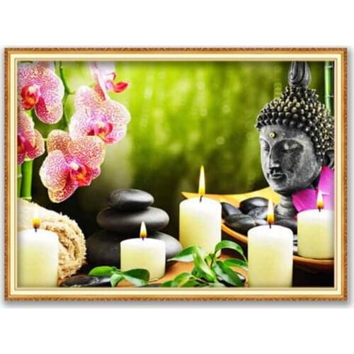 Region Zen DIY Embroidery 11CT Cross Stitch Kits Needlework Craft Set Printed Canvas Cotton Thread Home Hot Sell Dropshipping