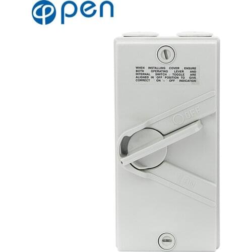 OPEN IP66 1Pole Weatherproof isolating switch outdoor Switch