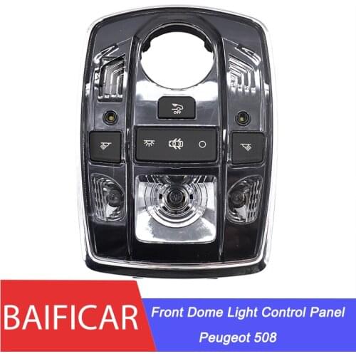 Baificar Genuine Front Dome Light Control Panel Interrior Lamp 6362CC Rear Card Reader Reading Light 6362CH For Peugeot 508