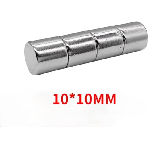 5 / 10 / 20 / 50 / 100 UDS 10x 10mm rare earth magnet diameter 10X10mm magnet disc 10mm x 10mm x 10mm neodymium permanent magnet