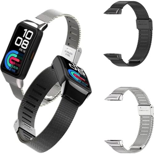 For Huawei Honor Band 6 Smart Watchband Replacement Watch Strap Wristband For Honor Band 6 Metal Wrist Bracelet Accessories