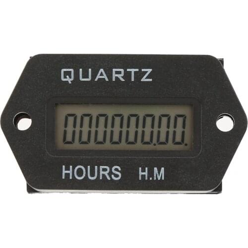 Accumulating Counter Digital Display Electronic Timer Protable Industrial Accumulating Time Counter Hour Meter SYS-1D-R