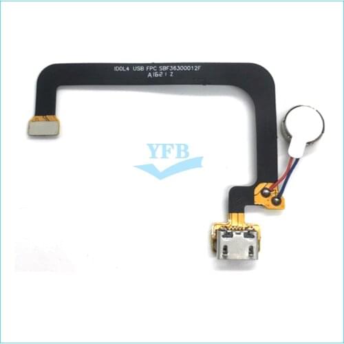 USB Flex Cable For Alcatel One Touch Idol 4 Idol4 OT6055 6055 Dock Connector Charging Charger Port Flex With Microphone Flex