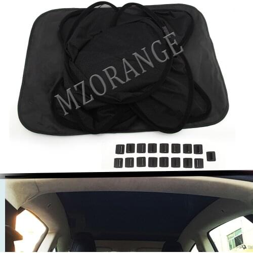MZORANGE Sunshade For Tesla 2021 Model Y Car Sun Visor Rear Front Sun Shade Roof Skylight Accessories High Quality