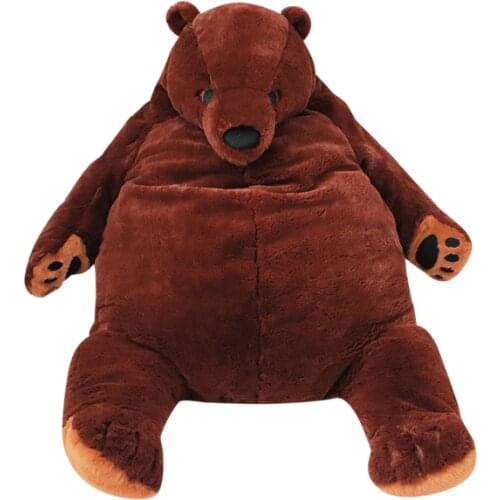 VIP 100cm Super Big Soft Teddy Bear Plush Toys Dark Brown Bear Hugging Pillow Animal Cushion Children Birthday Gift for Lovers