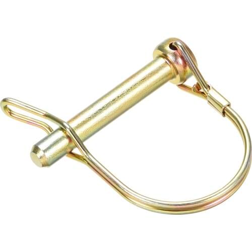 Uxcell Shaft Locking Pin w Ear 8mmx50mm Coupler Pin for Farm Trailers Lawn Arch