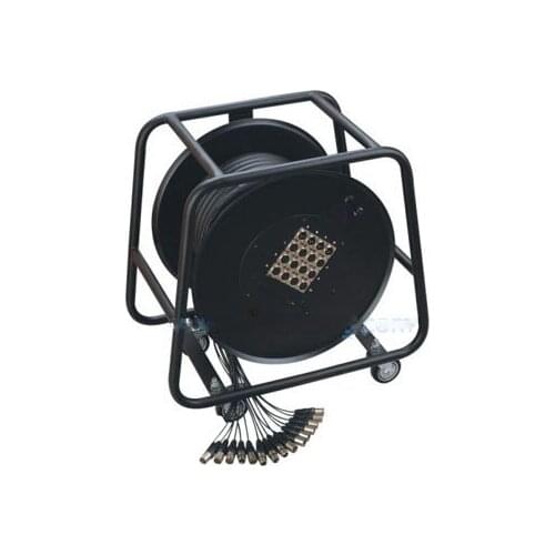 High quality KL 16 Channel 12+4 100' Snake Cable on Reel-Compatible