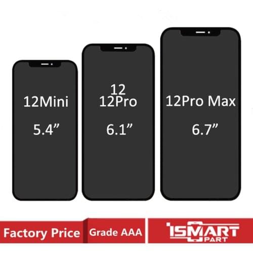 Original LCD Screen for iPhone 12 Mini 12 Pro Max Display With Digitizer Assembly Replacement 100% Test