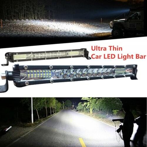 10" 20" Car Light Bar 26LED/52LED Flood Light Spotlight 78w/156w IP67 Waterproof Offroad Led Light For Car Truck SUV ATV