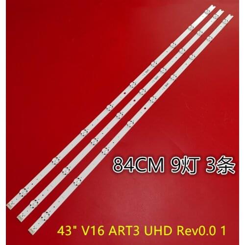 15pcs LED bar For LG 43UH661V 43UH656V 43UH668V 43UH676V 43UH650V 6916L-2563A 43UH6507 43UH6509 43UH652V LC430DGG FJ M1 M2 M7