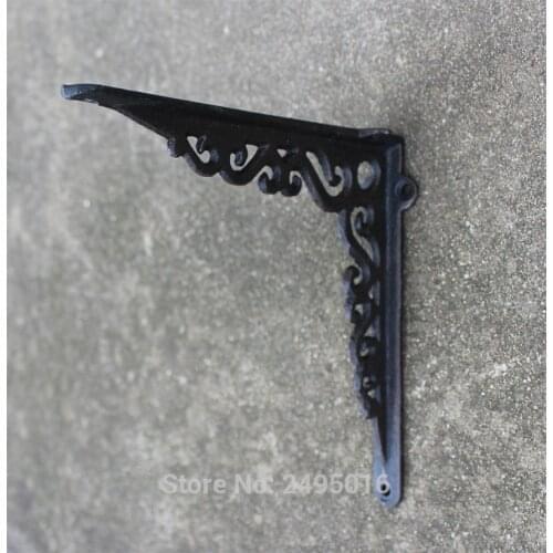 2pcs/ One Pair Wall Shelf Brackets Heavy Duty S shape
