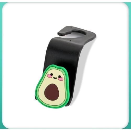 2Pcs Car Seat Back Hook Cartoon cute universal Headrest Mount Storage Interior Accessries hanger for clothes rack bag