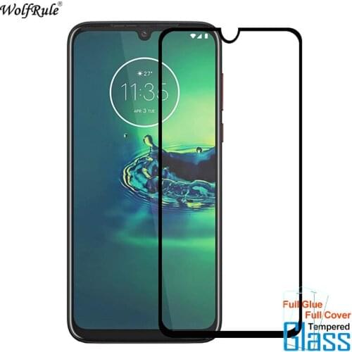 2Pcs Glass For Motorola Moto G8 Plus Screen Protector Full Glue Cover Tempered Glass For Moto G8 Plus Glass Protective Film