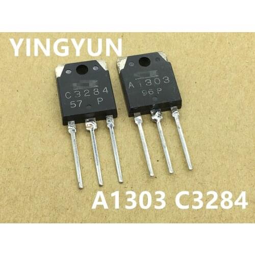 20PCS/LOT 10pairs 2SC3284 2SA1303 10pcs C3284 + 10pcs A1303 Power amplifier tube Used
