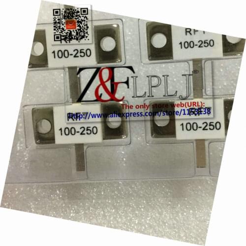 250 Watts 100 Ohms / 250W 100R RF resistor RFT 250-100 Flange mounting resistors 100-250 Double lead 2PCS/LOT
