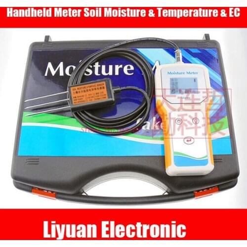 3 IN 1 Handheld Meter Soil Moisture & Temperature & EC/Soil temperature and humidity speedometer/Conductivity sensor Meter