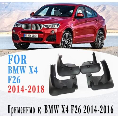 Car fender For BMW X4 F26 mudguard splash guard X4M mud-flaps mudguards car accessories auto styline in 2014-2018 4PCS