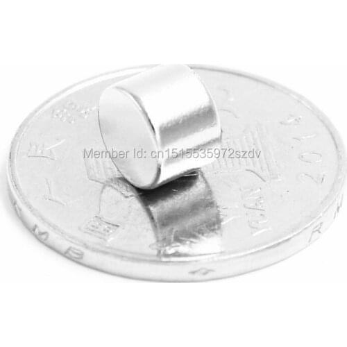 500pcs Strong Round Dia 8mm x 6mm N35 Rare Earth Neodymium Magnet Art Craft Fridge 8x6mm