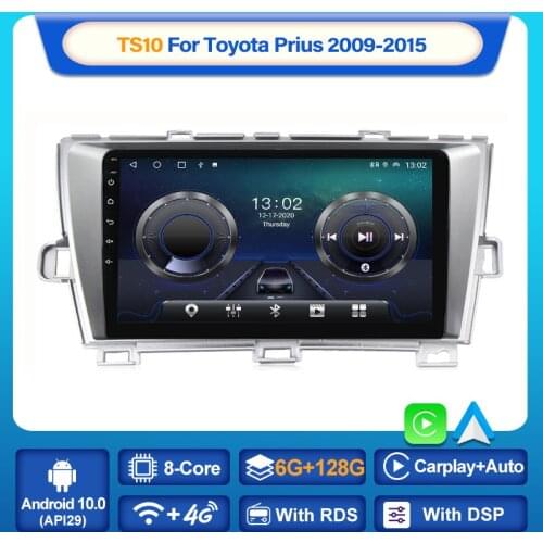 MEKEDE TS10 For Toyota Prius XW30 2009-2015 Car Radio Multimedia Video Player Navigation stereo GPS Android 10 No 2din 2 din dvd