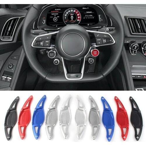 Car Steering Wheel Shift Paddle Direct Shifter Gear For Audi RS3 RS5 2017-2018 & R8 TT RS 2016 2017 2018 & For RS4 2018 Pair Kit