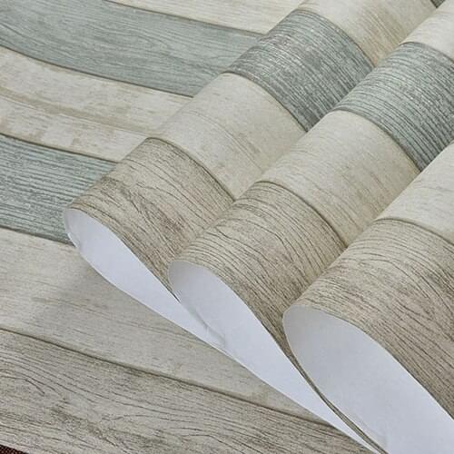 Basalt wallpaper vertical stripe vintage nostalgic wood grain non-woven wallpapers