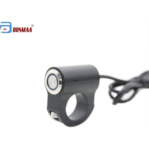 BOSMAA Blinker Start Brake Switch Motorcycle Handlebar Led Switch battery kill switch Hazard Light Button Switch 12V 22mm 7/8"