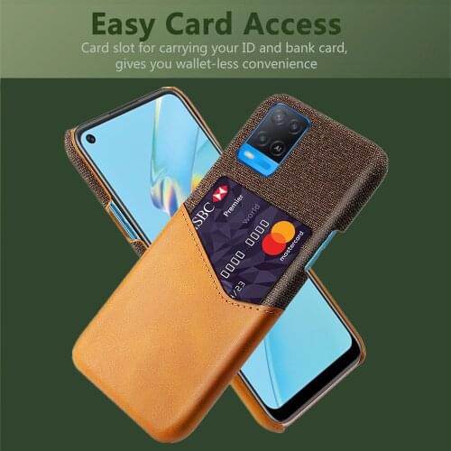 Card Slots Cover Funda For OPPO A54 Case Oppo A54 Business PU Leather Phone Case For Oppo A 54 4G 6.51" 2021 Capa Shell Coque