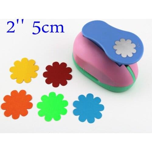 Flower 47mm 2'' craft punch paper cutter scrapbook Embossing device kid child craft tool hole punches S2935-1