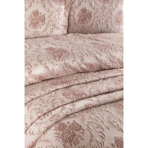 Double Jacquard Chenille Bed Cover Set 3 Pieces - Coverlet Set Pillowcases Powder Color Quality Bed Clothing Home Textile SAMARA