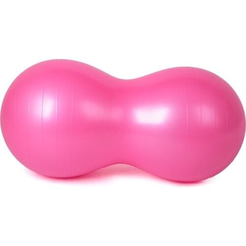 PVC 45x90cm Peanut Yoga Pilates Ball Various Colors Gym Exercise Training Balls Indoor Sport Therapy Fitness Lose Weight
