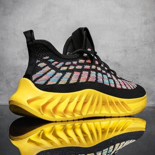 Men Damping Training Running Casual Tennis Shoes Breathable Fashion Student Shoes Male Green Outdoor Sport Shoes Men Sneakers