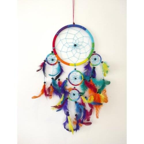 Arte Casero Dream Catcher Trap Dream Catcher Trap Dream Catcher 17cm Colorful wall graphics gráficos de parede настенная графика