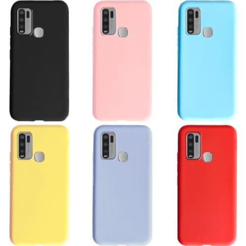 Matte Case For Vivo Y50 Back Cover Shockproof Silicone Soft Phone Cases For Vivo Y50 Y30 Coque 1935 1938 Mobile Covers Bumper