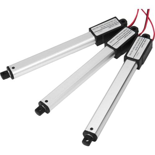 Micro Linear Actuators 100mm Stroke Aluminum Alloy 12V DC Electric Mini Linear Motor 30mm/s 15mm/s 9.5mm/s Speed