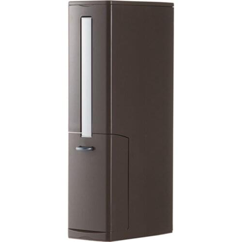 Multifunction Bathroom Cabinets Plastic Trash Can Set With Toilet Brush Bathroom Waste Bin Dustbin Trash Cans Garbage Bucket Bag