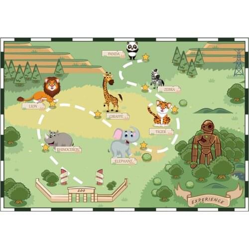 Cartoon animals anime letters children floor mats door mats anti-slip mats carpets bedroom living room home decoration