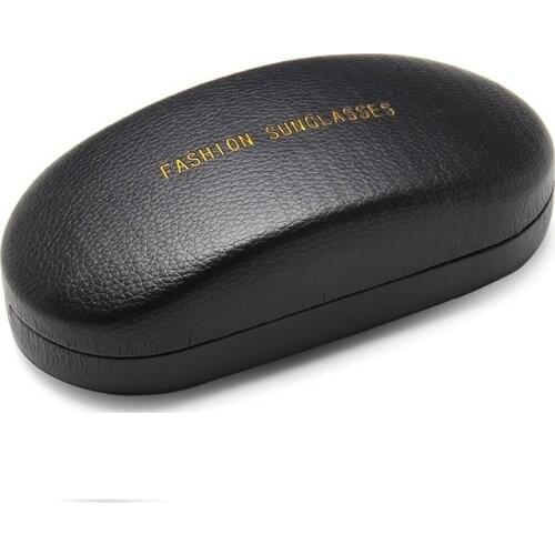 New Glasses Case Explosion Model Fashion Black Hook Sunglasses Case Compression Sunglasses Box