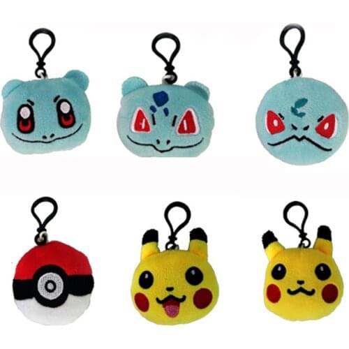 6cm Originality Picacho Plush Toys Key Buckle Originality Pendant Jeni Turtle Spirit The Ball Doll