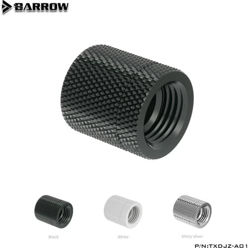 Barrow PC water cooling Rotary Fittings tube connector Dual Female Double Internal thread,water cooler Adapter TXDJZ-A01