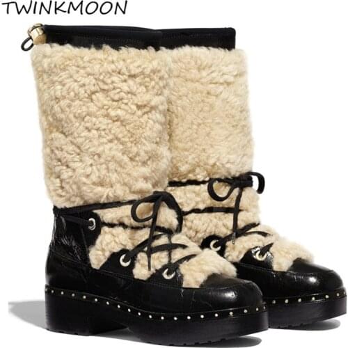 TWINKMOON Women's High Boots