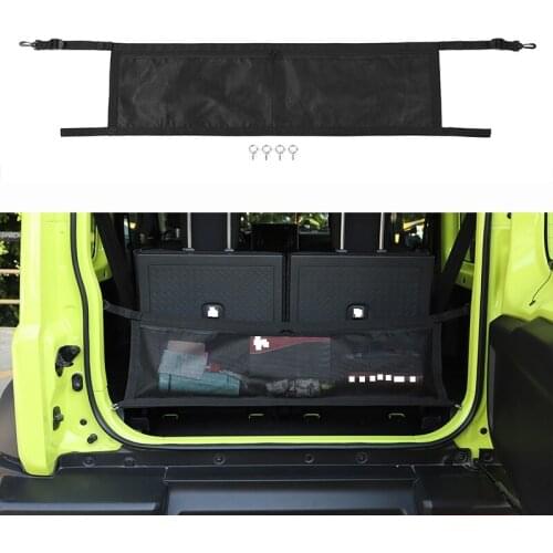 High Quality Car Rear Trunk Cargo Shielded Isolation Net Cover For Suzuki Jimny JB64 JB74 2019 2020 Car Stowing Tidying