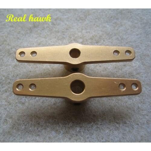 2 pcs/lot His arms metal steering arm drive arm DIY RC toy model steering gear control arm crank eccentric wheel crank link